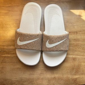 Nike Cork slides size Y6/W8